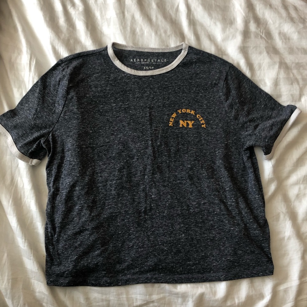 Grey crop top